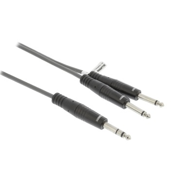Jack 6.3mm - 2x Jack 6.3mm wt - wt 3m kabel Sweex