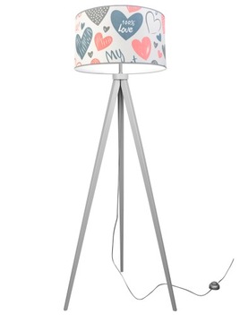 LAMPA TRÓJNÓG LOFT DZIECIĘCA ABAŻUR WZÓR LED