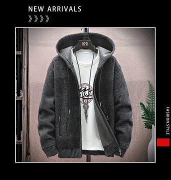 2023 Autumn Korean style Hooded Men's Sweater mens