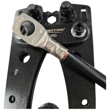 Praska zaciskarka mechaniczna do kabli i przewodów 6-50 mm2 do KCS CECHA PL