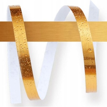 Декоративная самоклеящаяся золотая лента 2 см/50 метров