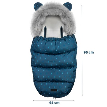 ТОЛСТЫЙ ЗИМНИЙ СПАЛЬНИК ДЛЯ ГОНДОЛЬНОЙ КОЛЯСКИ