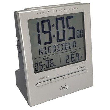 Budzik cyfrowy JVD temperatura data JĘZYK POLSKI