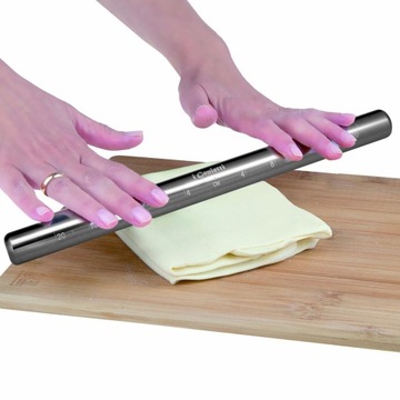 MINI WAŁEK do CIASTA lukru 25 cm aluminiowy