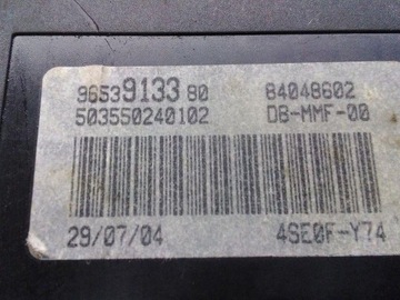 9653913380 JINÉ MODUL 2.0 HDI 80 2003 CITROEN C5 I BREAK (DE_)