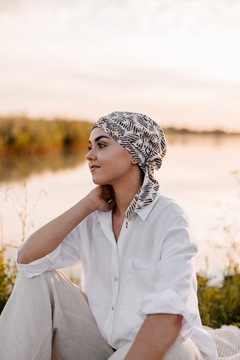 Chusta Monika S/007 Turban Czapka Chusty