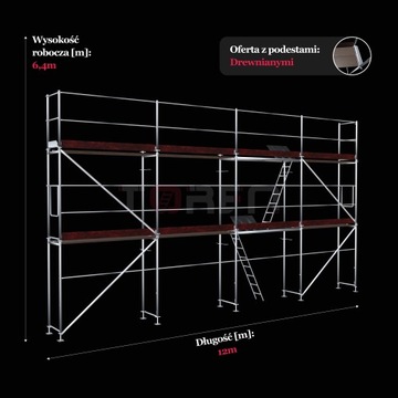 RUSZTOWANIE ELEWACYJNE PLETTAC 76,8M2