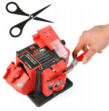 ЭЛЕКТРИЧЕСКАЯ ТОЧИЛКА НОЖЕЙ ДЛЯ НОЖНИЦ, БРЕЛ, 3 в 1