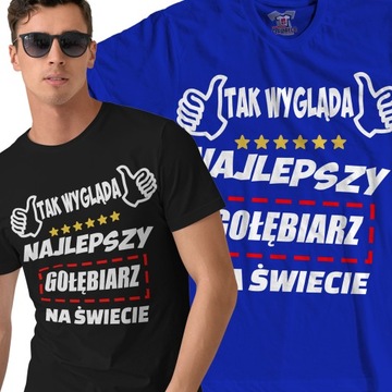 KOSZULKA MĘSKA PREZENT DLA GOŁĘBIARZA GOŁĘBIE S