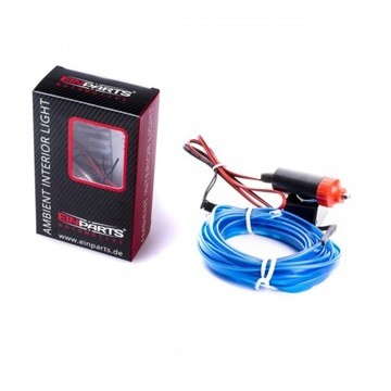 ŚWIATŁOWÓD PASEK AMBIENT LED LIGHT NIEBIESKI 3M