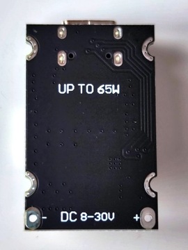 Ładowarka moduł szybkiego ładowania step-down PD 65W 8V-30V