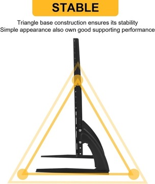 Ножки кронштейна подставки Основание подставки для телевизора Монитор 37–75 дюймов