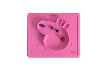 EZPZ Silikonowa miseczka z podkładką 2w1 Peppa