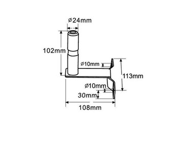 Закрепление лампы Kamar AKC1007L