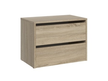 SZAFKA NA BUTY REGAŁ KOMODA SŁUPEK STOJAK NA OBUWIE MEBLE DĄB SONOMA 60 cm