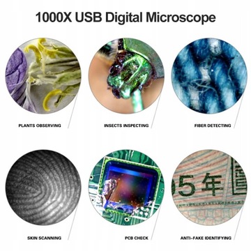 Портативный цифровой микроскоп USB2.0 1000X Electroni