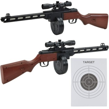 KARABIN PISTOLET NA KULKI PEPESZA 70CM LASER 6MM