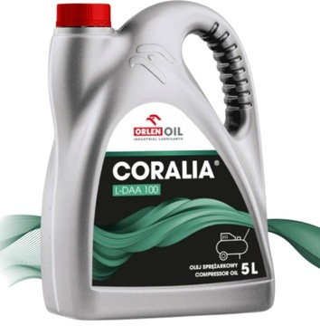 OLEJ DO SPRĘŻAREK ORLEN CORALIA L-DAA 100 5L | sprężarkowy tłokowy | VG 100