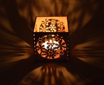 Лазерный сожженный фонарь