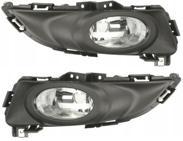 MAZDA 3 2003-2009 HALOGEN PRZÓD Z RAMKĄ KOMPLET
