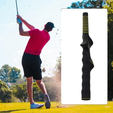 Chwyt do kija golfowego Chwyt golfowy do ręki, czarno-żółty, 9,15 mm