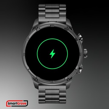 SMARTWATCH MĘSKI ZEGAREK MENU PL WODOODPORNY ROZMOWY PULS CIŚNIENIE AMOLED