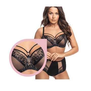 Biustonosz Gorsenia Paradise soft czarny - 75G