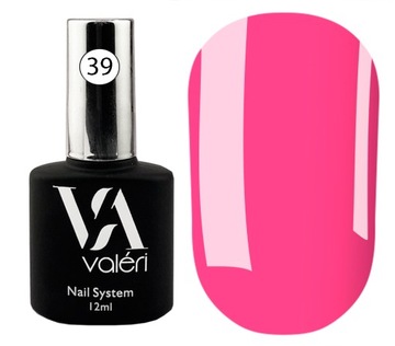 Valeri Base French 39, 12 ml KAUCZUKOWA NEONOWY RÓŻ