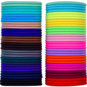 Multi-color elastic hairband