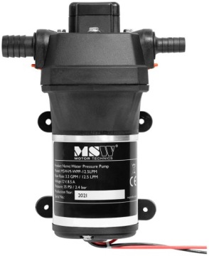 Напорный водяной насос для яхты и катера-кемпера 12,5 л/мин 12 В 2,4 бар
