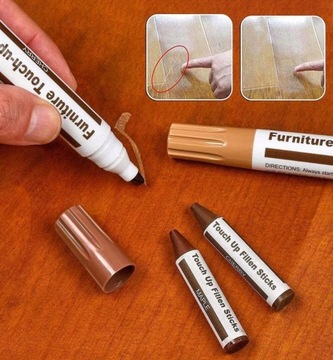 БОЛЬШОЙ НАБОР ДЛЯ РЕМОНТА МЕБЕЛИ МАРКЕРЫ ДЛЯ ПАНЕЛЕЙ REPAIR WAXES MARKER XXL