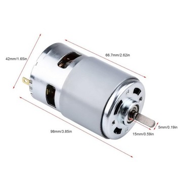 ЩЕТОЧНЫЙ МОТОР 795 ДВУХОСНЫЙ НАПРЯЖЕНИЕ 12 В ПОСТОЯННОГО ТОКА