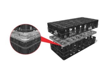 Инфильтрационная коробка Rainbox 300л Дренажный буферный склад, дренажный канал