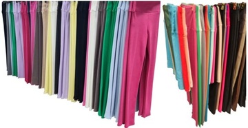 LEGGINSY PRĄŻKOWANE SPODNIE PRĄŻEK GETRY 4XL/5XL