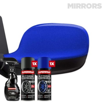 Zestaw na lusterka Targa Blue SUPERWRAP