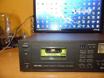 ROTEL RD-1000M Металлический магнитофон Dolby B Top Deck