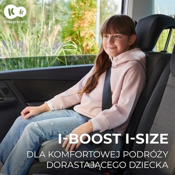 CAR PAD I-BOOST ISOFIX сиденье 15-36 кг KinderKraft Черный