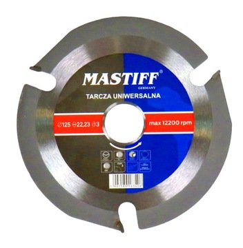 TARCZA DO CIĘCIA DREWNA NA SZLIFIERKĘ 125MM