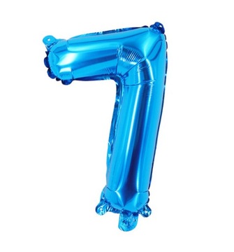 BALON FOLIOWY CYFRA 7 GRANATOWY DUŻY XXL 100cm