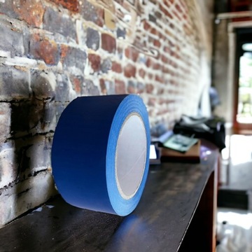 ПРЕДУПРЕЖДАЮЩАЯ ЛЕНТА ПВХ маркировочная Виниловый пол 50/33 СИНЯЯ