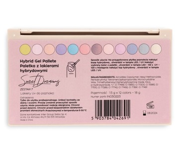 Гибридный лак для ногтей Mani King Palette, набор из 7 шт.