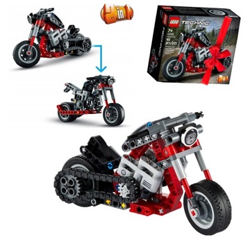 LEGO TECHNIC Motocykl 2W1 ZESTAW KOMPLET 42132