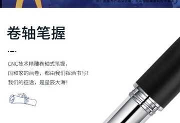 Перьевая ручка Hero H605d для взрослых и студентов, высококачественная подарочная коробка, чернила, иридиевая ручка