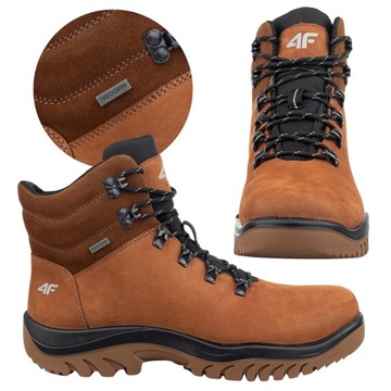 BUTY ZIMOWE MĘSKIE OCIEPLANE 4F TRAPERY POLSKI PRODUKT r. 41