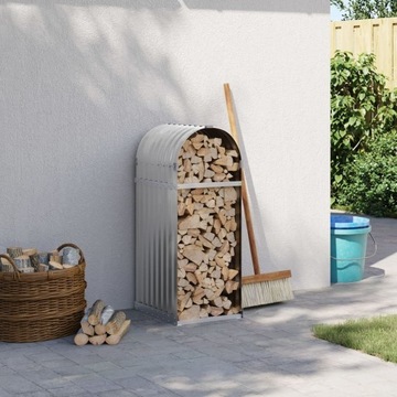 ДЕРЕВЯННАЯ ПОДСТАВКА СВЕТЛО-СЕРАЯ 40Х45Х100СМ, ОЦИНКОВАННАЯ СТАЛЬ