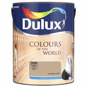 DULUX Kolory świata Farba lateksowa MASALA CHAI 5l