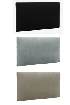 светлая стеновая панель с мягкой обивкой 60х30 см