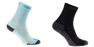 Q3726 SKARPETY TREKKINGOWE Z WEŁNĄ SALOMON OUTWARD JUNIOR 2PACK 31-34
