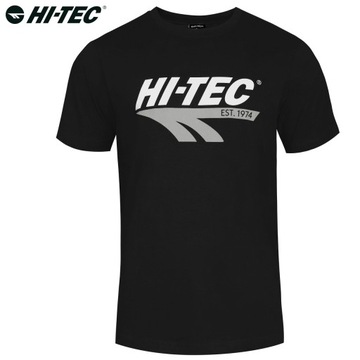 HI-TEC T-Shirt Koszulka MĘSKA RETRO Czarny