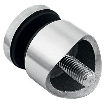 Uchwyt do szkła punktowy fi30 mm do słupka 42,4 mm